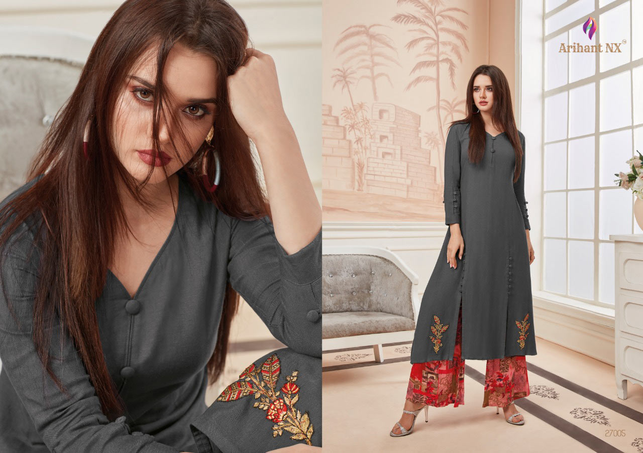 Plazo Vol-1 Arihant Nx Rayon Dyed Palazzo Kurti Plazo Vol-1 Arihant Nx Rayon Dyed Palazzo Kurti